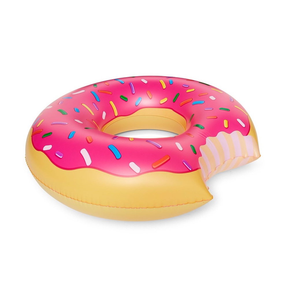 Pink Donut Pool Float